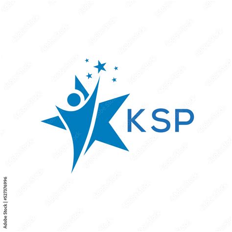 KSP Letter logo white background .KSP Business finance logo design ...