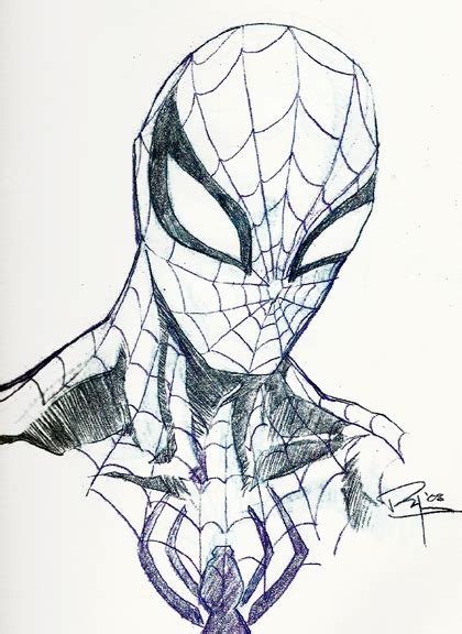 Spider Man Pencil Drawing at GetDrawings | Free download