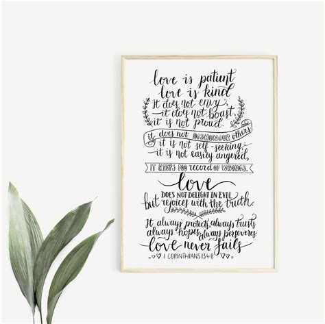 1 Corinthians 13 Print Trudy Letters