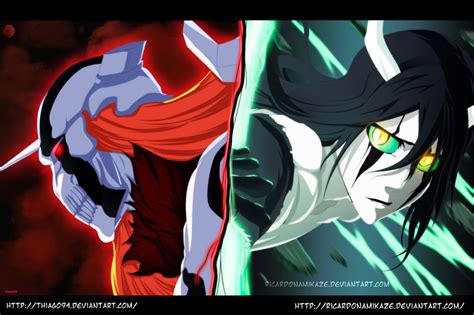 Ichigo Vasto-Lorde vs Ulquiorra Segunda Etapa. by llSwaggerll on DeviantArt