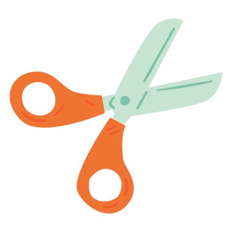 Scissors Semi Flat PNG & SVG Design For T-Shirts