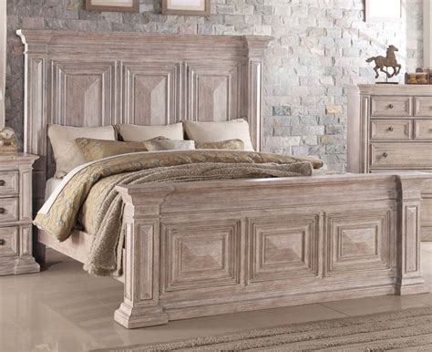 Rustic Traditional Cream King Size Bed - Santa Fe | RC Willey Furniture ...