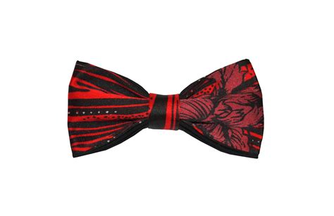 Red and black bow tie - Muniom - Designer Tastes