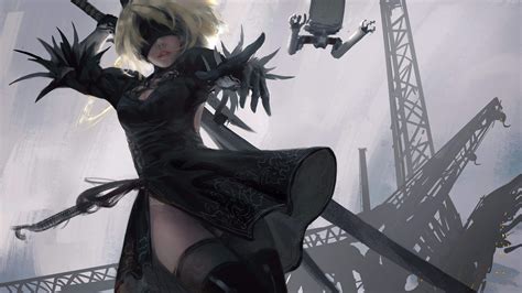 2560x1440 2b Nier Automata 4k 1440P Resolution HD 4k Wallpapers, Images ...