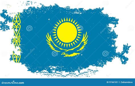 Old Kazakhstan Flag Stock Photography | CartoonDealer.com #108233096