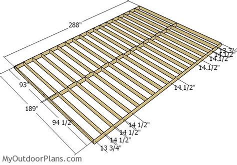 16x24 Shed With Loft Plans