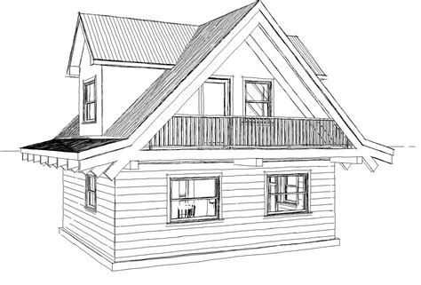 Simple Line Drawing Of A House at PaintingValley.com | Explore ...