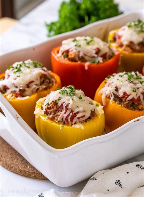 Easy Stuffed Peppers Recipe - Relish