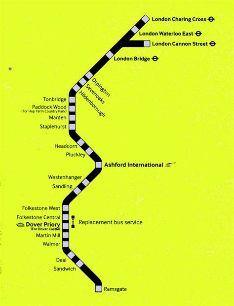 South Eastern train / rail maps