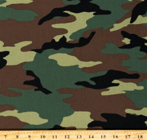 Cotton Camouflage Camo Hunting Cotton Fabric Print by the Yard (36383-1 ...