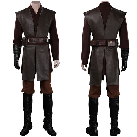 Anakin Skywalker Outfits Halloween Carnival Suit Cosplay Costume | Star ...