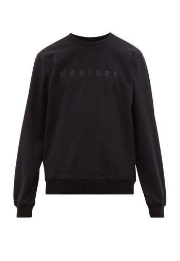 Castore, Castore - Logo-print Waterproof Sweatshirt - Mens - Black ...