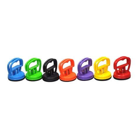 Set of 7 Heavy Duty Car Dent Puller Suction Cup and 3 Black Suction ...