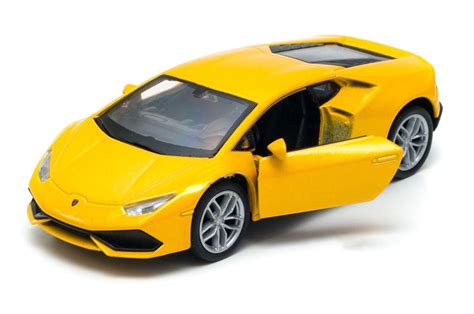 Yellow Lamborghini Huracan LP 610 Diecast Model Collector Pull Back ...