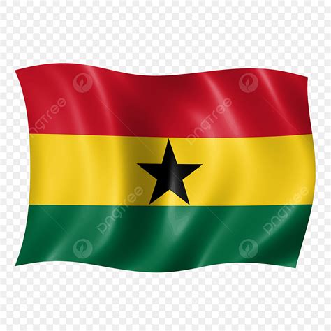 Ghana Flag Clipart Transparent PNG Hd, Ghana Waving Flag, Waving, Flag ...