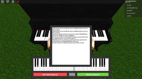 Roblox Got Talent Piano Song Sheets