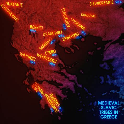 Medieval Slavic tribes in Greece : r/europe