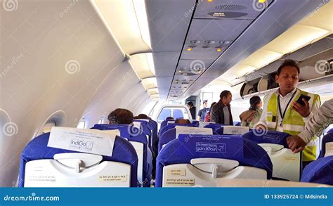 The Interior of an Aeroplane Editorial Stock Image - Image of aircraft ...