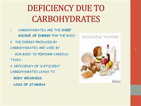 Carbohydrates Deficiency Disease