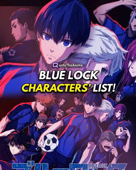 Blue Lock Characters List! (WIKI) - QTA | Team blue, Character, Blue