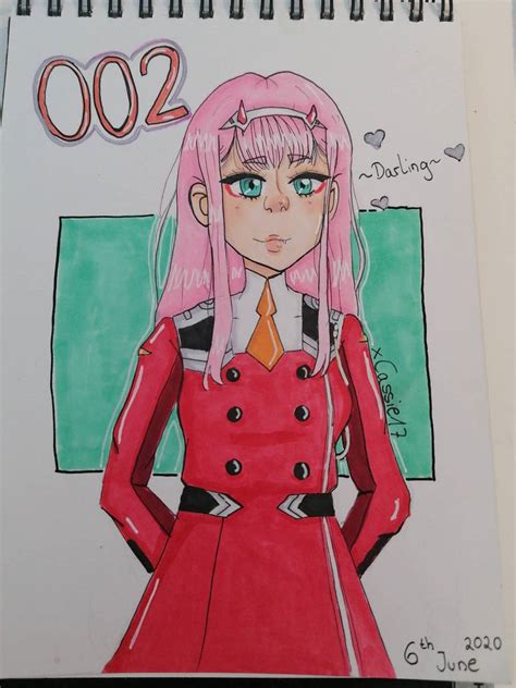 [Zero Two] Fan art! by xCassie17 on DeviantArt