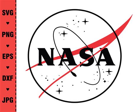 NASA Logo Vector Download Files Space Art Geek Nerd Cut Files Zip SVG ...