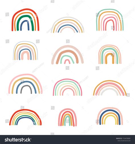 63,888 Rainbow line drawing Stock Vectors, Images & Vector Art ...