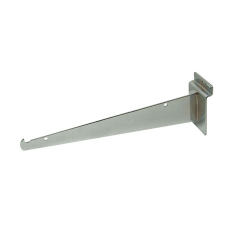 Slatwall Shelf Brackets Chrome - The Fixture Zone