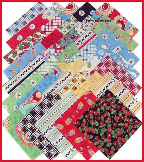 Mary Engelbreit RECIPE FOR FRIENDSHIP Moda Fabric Squares Kit | Fabric ...