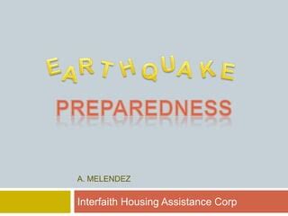 Earthquake preparedness ppt | PPT