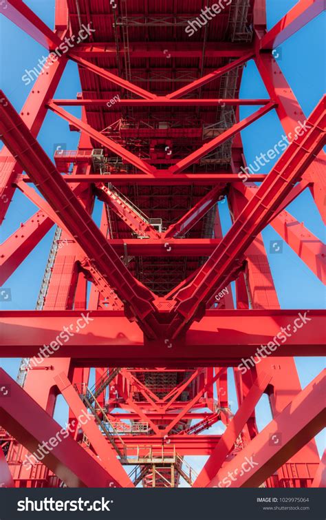 Structure Cantilever Truss Bridge Osaka Japan Stock Photo 1029975064 ...