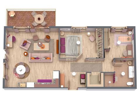 2 Bedroom House Plan Examples