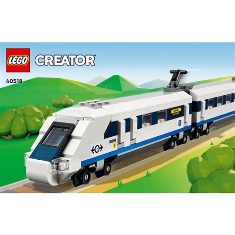 LEGO High-Speed Train Set 40518 Instructions | Brick Owl - LEGO Marketplace