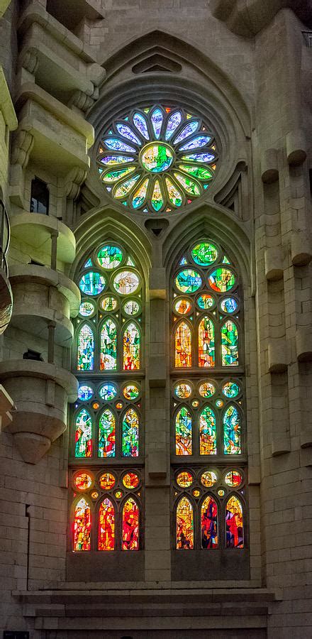 Sagrada Familia Stained Glass Barcelona Photograph by Adam Rainoff - Pixels