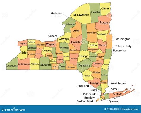 Map Of New York State Counties Map | The Best Porn Website