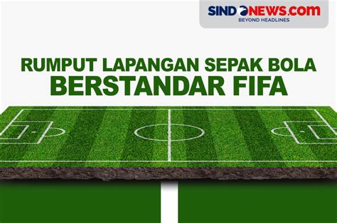 SINDOgrafis: Inilah Rumput Lapangan Sepak Bola yang Sesuai Standar FIFA