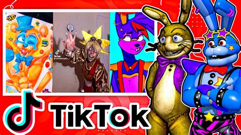 Glitchtrap S SECRET FUNNY FNAF TIKTOKS With Glamrock Bonnie YouTube