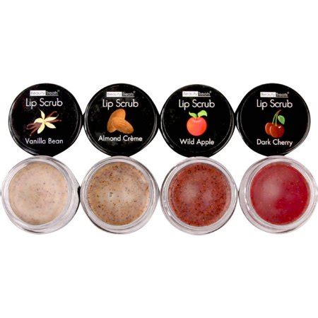 Beauty Treats Lip Scrub Set, 4 count - Walmart.com