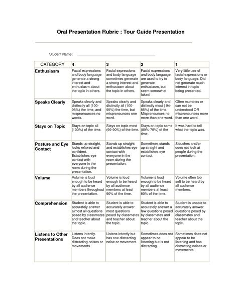 5 Best Images Of Printable Science Project Rubric Science Fair