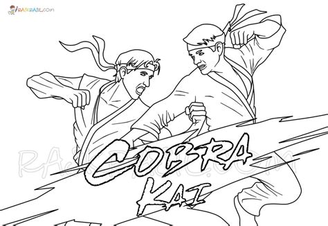 Cobra Kai Coloring Pages Printable For Free Download