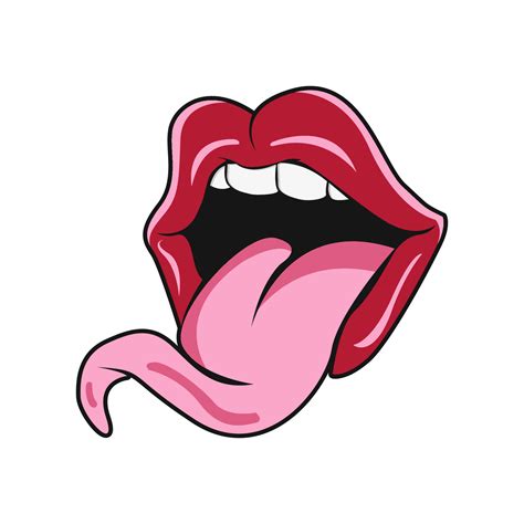 Tongue Sticking Out Cartoon Image 27149298 Vector Art At Vecteezy