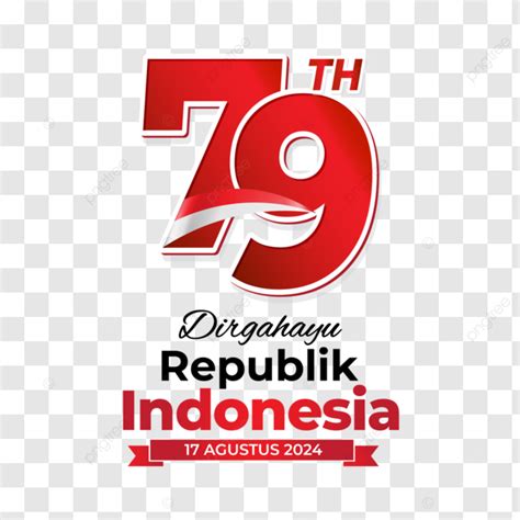 Peringatan Hari Jadi Republik Indonesia Ke 79 Tahun 2024 Vektor Logo