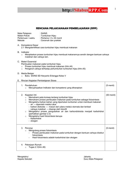 Contoh Modul Pembelajaran Yang Benar Peran Sekolah Riset