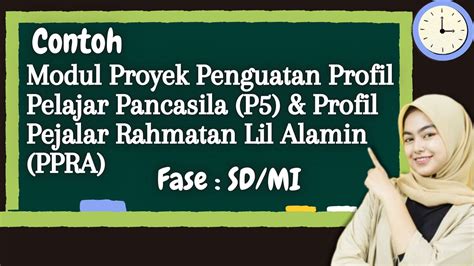 Contoh Modul Proyek Penguatan Profil Pelajar Pancasila P Dan Profil