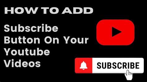 How To Add A Youtube Subscribe Button Watermark To Your Videos