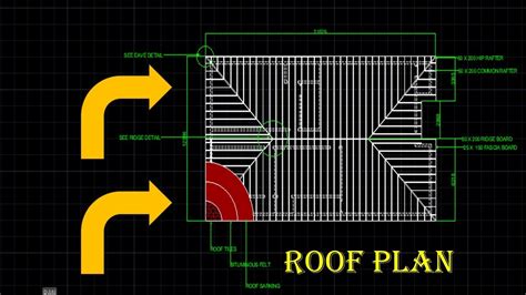 How To Make Roof Plan In Autocad Printable Online