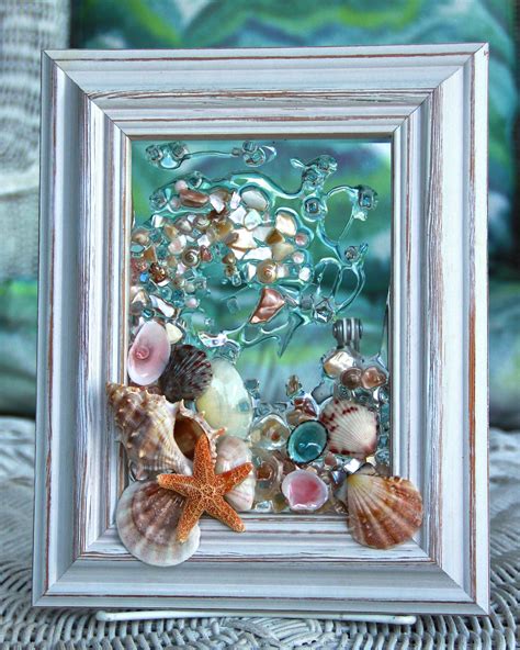 For one of my friends' sixteenth birthday, i made her a sea glass wall hanging because some of our best memories are from our jogs to the nearby beach. Sea Glass Wave Wall Hanging, Beach Glass with Shells ...