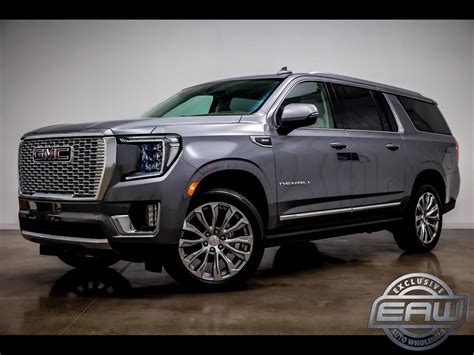 2022 Gmc Yukon Xl Denali 53 Miles Satin Steel Metallic Sport Utility