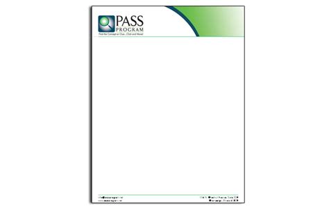 One way to accomplish this is by using a solid color for the background of the letterhead format. Sample Letterhead Design