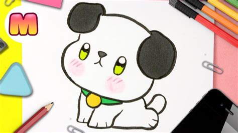 COMO DIBUJAR UN PERRO KAWAII PASO A PASO Como Dibujar Un Perro Facil